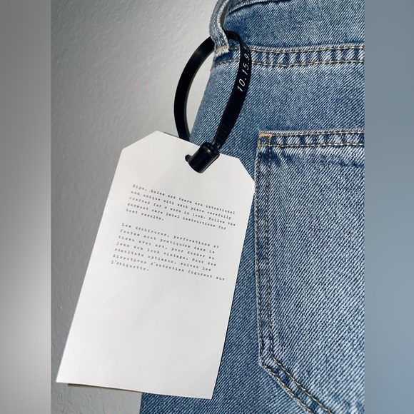 Current/Elliott The Fling Cuffed Cropped Boyfriend Capri Jeans NWT - Picture 9 of 15